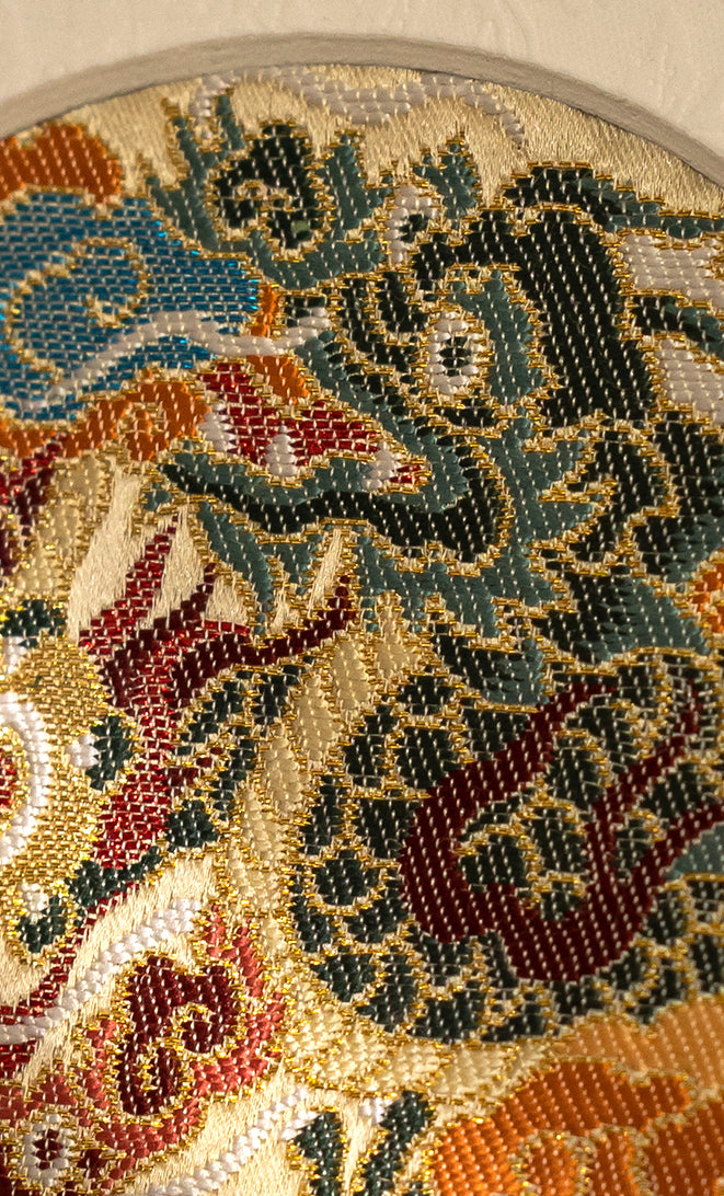 Yunjin Brocade Ornament - Double Dragons Playing with a Pearl