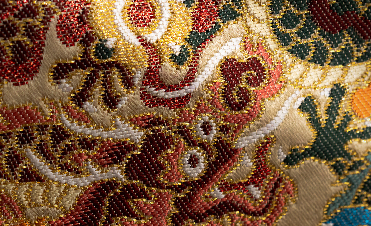 Yunjin Brocade Ornament - Double Dragons Playing with a Pearl