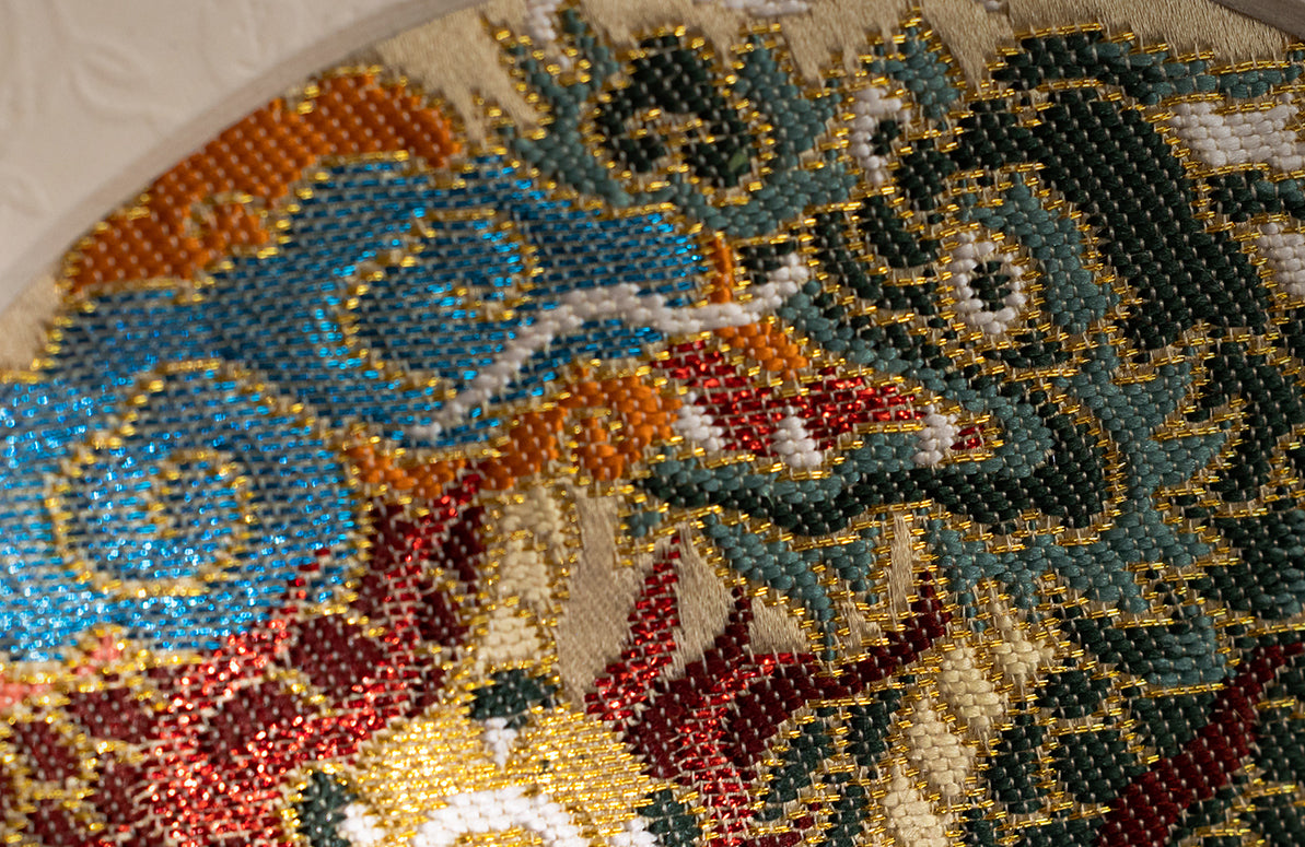 Yunjin Brocade Ornament - Double Dragons Playing with a Pearl