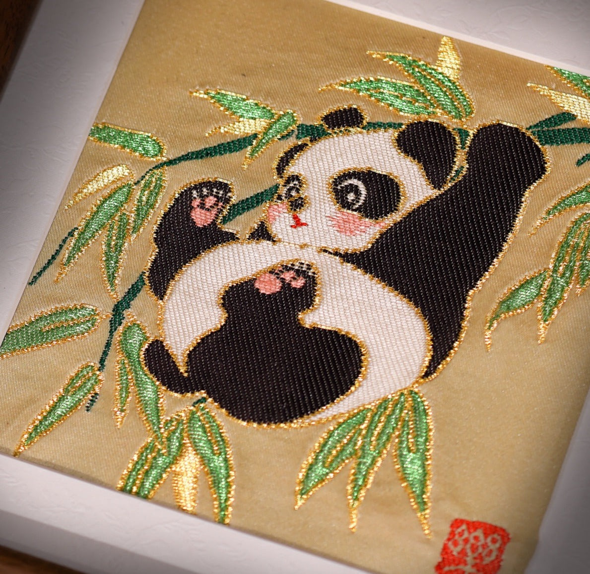 Yunjin Brocade Ornament - Happy Panda