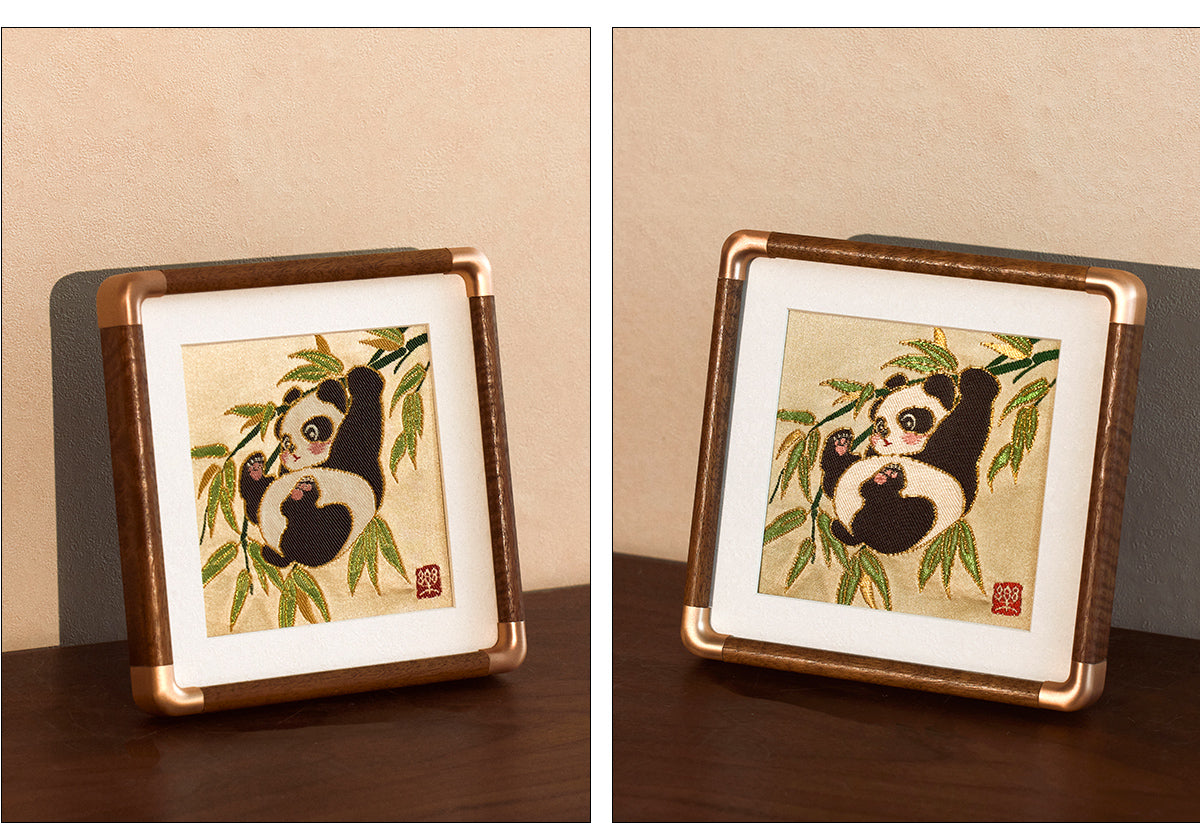 Yunjin Brocade Ornament - Happy Panda