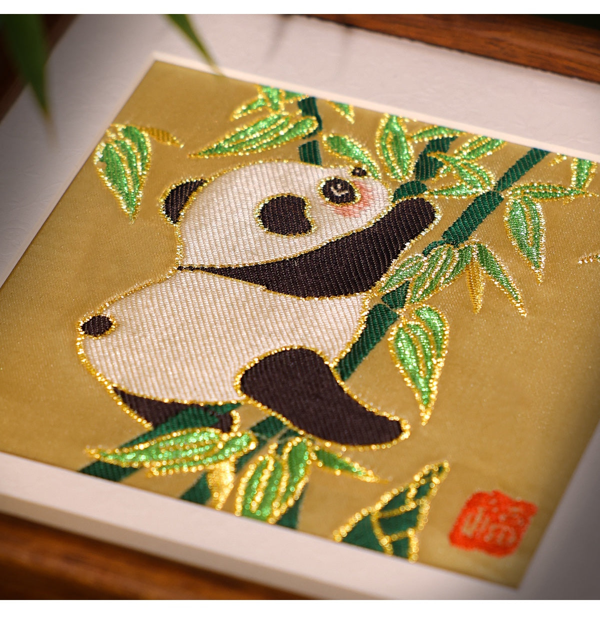 Yunjin Brocade Ornament - Happy Panda