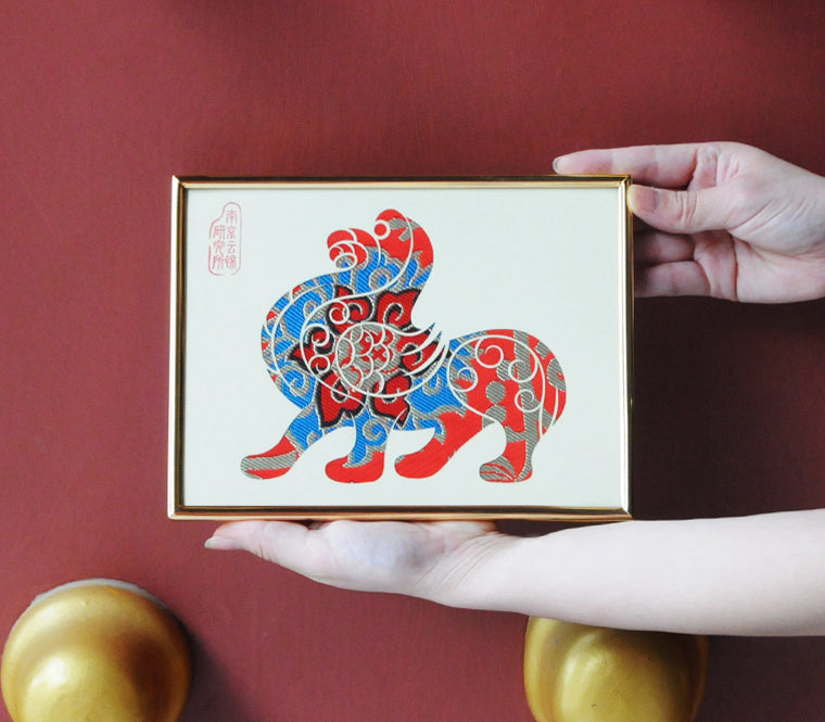 Yunjin Brocade Ornament - Jinling Stone Lion